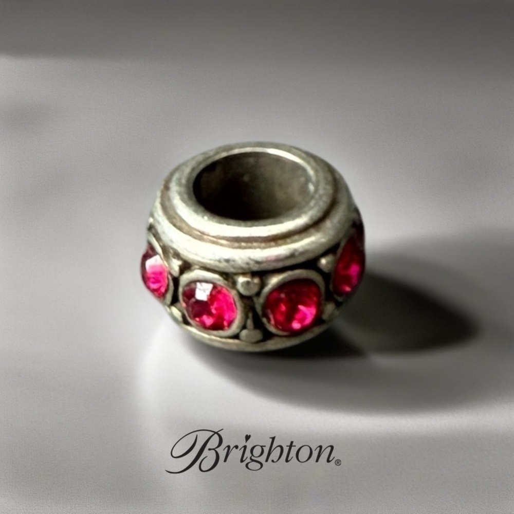 Red Brighton Crystal Spacer Bead